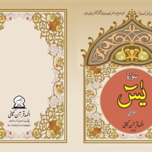 SEPRATE SURAH YASSEEN  MATT PAPER CARD COVER  PUBLISER ALHUMD QURAN COMPANY