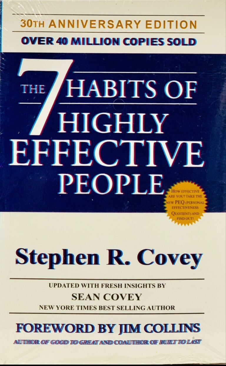 THE 7 HABITS OF HIGHLY EFFECTIVE PEOPLE BY STEPHEN R COVEY – Prince ...