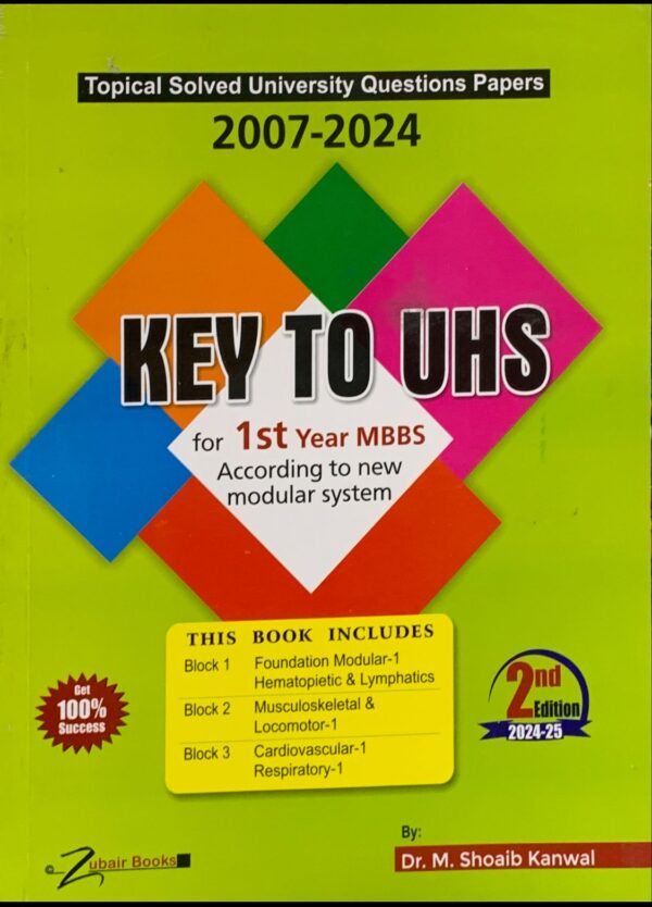 KEH TO UHS FIRST YEAR PAST PAPER FROM 2007 TO 2024  BY SHOAIB KANWAL