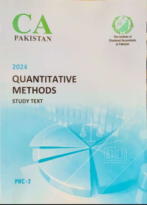 PRC-2 QUANTITATIVE METHODS 2025 EDITON  ICAP STUDY TEXT