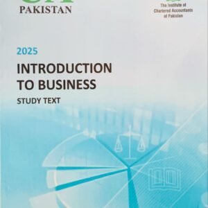 PRC-5 INTRODUTION TO BUSINESS  2025 EDITION ICAP STUDY TEXT 