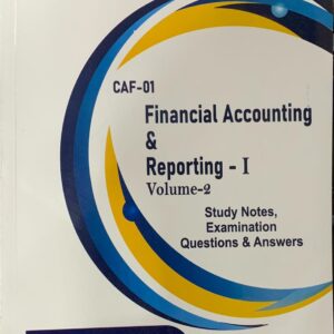 CAF-1 FINANCIAL ACCOUNTING AND REPORTING 1 VOL 2 BY SIR UMAIR SHERAZ  CRECENT COLLEGE PUBLICATION