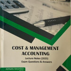 CAF-3 COST & MANAGEMENT ACCOUNTING  BY SIR NAVEED ANSARI RISE PUBLICATION
