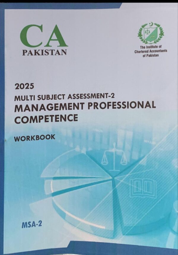 MSA-2 MANAGM PROFESSIONAL COMPETENCE WORKBOOK ICAP STUDY TEXT 