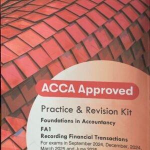 ACCA FOUNDATION IN ACCOUNTANCY  MANAGEMENT INFORMATION (FA1) EXAM KIT  BPP PUBLISHING COMPANY