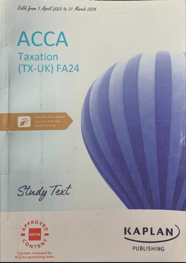 F6  TAXATION  STUDY TEXT KAPLAN PUBLISHING COMPANY