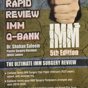 RAPID REVIEW IMM Q-BANK 5TH EDITION  BY DR SHAHAN SALEEM FOR IMM FCPS PART 1