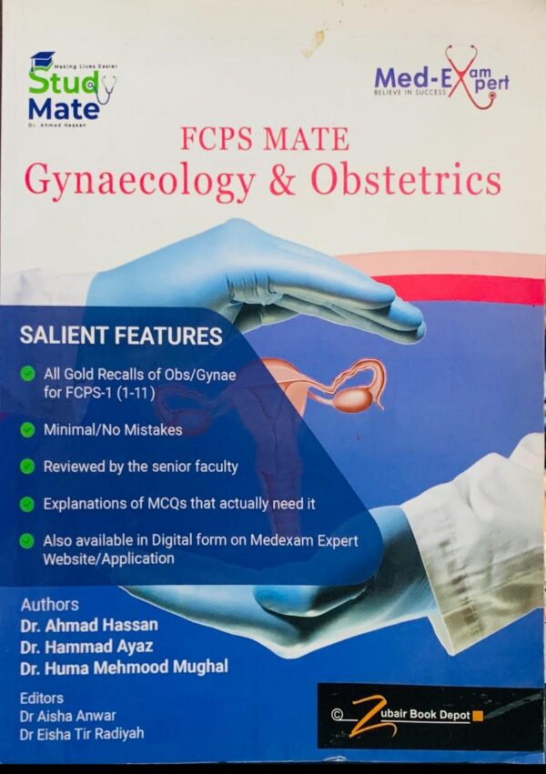 FCPS MATE  GYNAECOLOGY & OBSTETRICS  BY AHMAD HASSAN  FOR FCPS PART-1