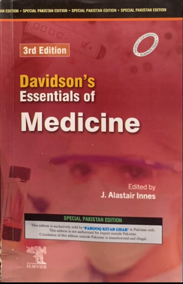 POCKET  DAVIDSON’S ESSENTIALS OF MEDICINE  3RD EDITION PUBLISHED BY FAROOQ KITAB GHR
