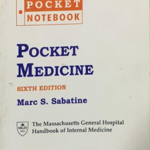 POCKET MEDICINE  SIXTH EDITION BY MARC S SATAINE