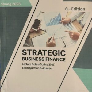 CFAP-04 6th EDITION  STRATEGIC BUSINESS FINANCE  BY MUHAMMAD SAMIE